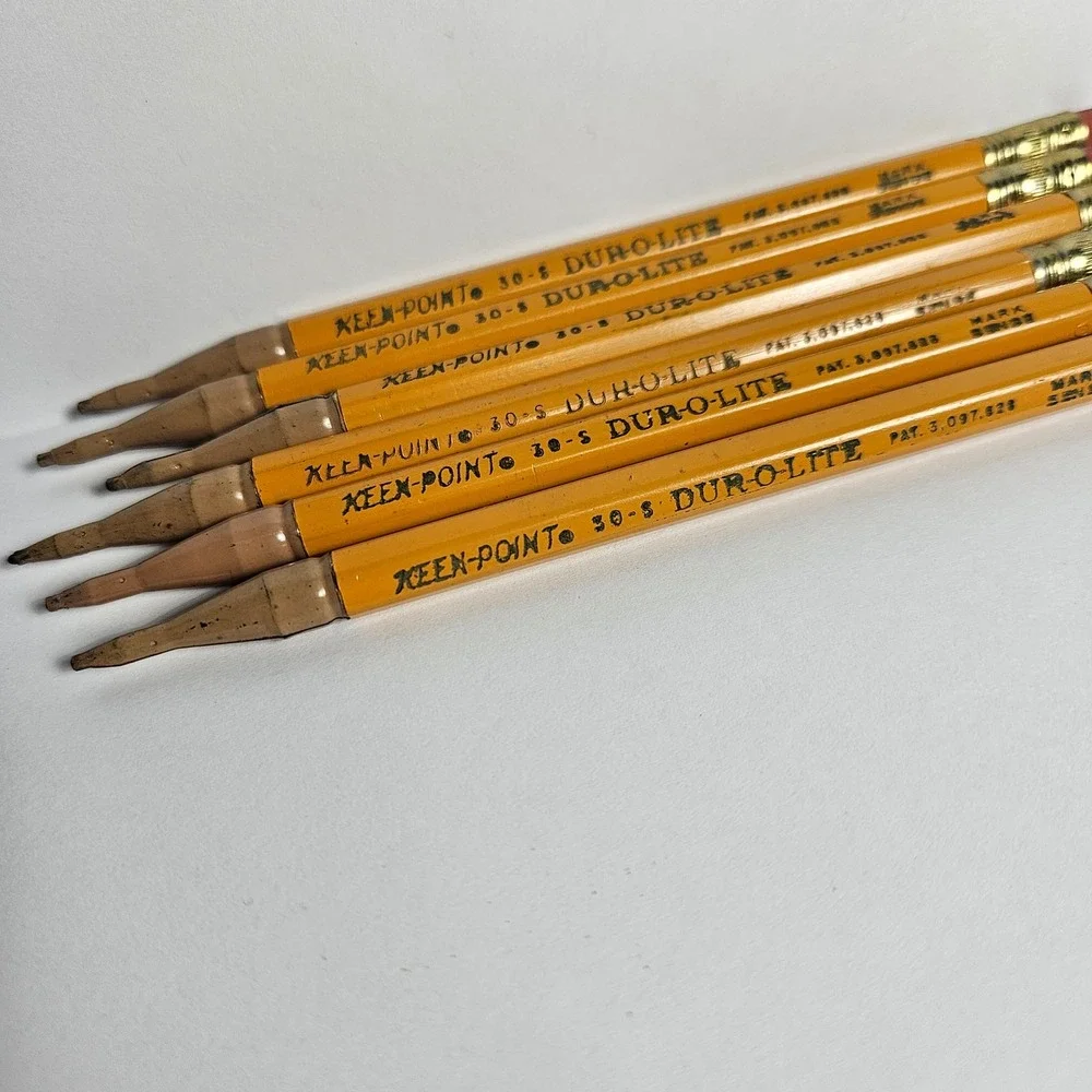 Vintage Keen-Point 30-S Duro-O-Lite Mechanical Pencils‎ and Mixed Pen Lot 12pc